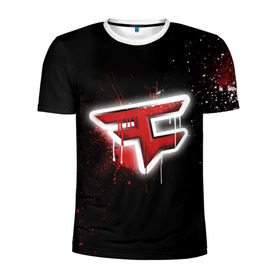 Мужская футболка 3D спортивная с принтом cs:go - Faze clan (Black collection) , 100% полиэстер с улучшенными характеристиками | приталенный силуэт, круглая горловина, широкие плечи, сужается к линии бедра | Тематика изображения на принте: black | clan | csgo | faze | ксго | фейз