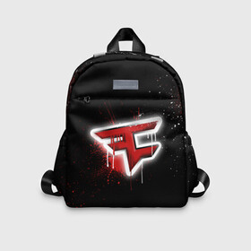 Детский рюкзак 3D с принтом cs:go - Faze clan (Black collection) , 100% полиэстер | лямки с регулируемой длиной, сверху петелька, чтобы рюкзак можно было повесить на вешалку. Основное отделение закрывается на молнию, как и внешний карман. Внутри дополнительный карман. По бокам два дополнительных кармашка | black | clan | csgo | faze | ксго | фейз