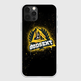 Чехол для iPhone 12 Pro Max с принтом csgo - Godsent (Black collection) , Силикон |  | black | csgo | godsent | годсент | ксго