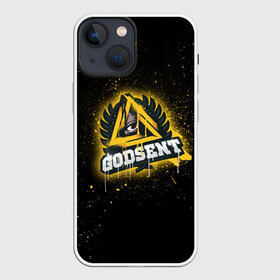 Чехол для iPhone 13 mini с принтом cs:go   Godsent (Black collection) ,  |  | black | csgo | godsent | годсент | ксго