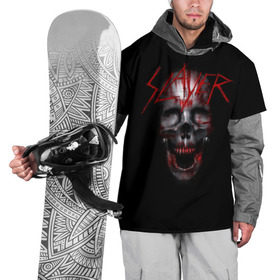 Накидка на куртку 3D с принтом Skull , 100% полиэстер |  | Тематика изображения на принте: slayer | слейер