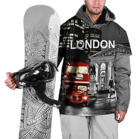 Накидка на куртку 3D с принтом Улицы Лондона , 100% полиэстер |  | bus | city | england | evening | lights | london | night | street | two storey | united kingdom | автобус | англия | великобритания | вечер | город | двухэтажный | лондон | ночь | огни | улица