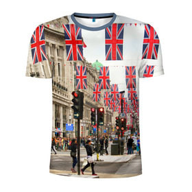 Мужская футболка 3D спортивная с принтом Улицы Лондона , 100% полиэстер с улучшенными характеристиками | приталенный силуэт, круглая горловина, широкие плечи, сужается к линии бедра | city | england | flags | london | moving | pedestrians | people | street | traffic lights | united kingdom | англия | великобритания | город | лондон | люди | переход | пешеходы | светофоры | улица | флаги
