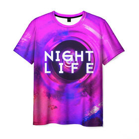 Мужская футболка 3D с принтом Night life , 100% полиэфир | прямой крой, круглый вырез горловины, длина до линии бедер | Тематика изображения на принте: color | life | night | party | вечеринка | дискотека | жизнь | ночная | ночь | туса
