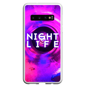 Чехол для Samsung Galaxy S10 с принтом Night life , Силикон | Область печати: задняя сторона чехла, без боковых панелей | color | life | night | party | вечеринка | дискотека | жизнь | ночная | ночь | туса