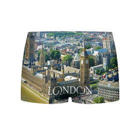 Мужские трусы 3D с принтом Улицы Лондона , 50% хлопок, 50% полиэстер | классическая посадка, на поясе мягкая тканевая резинка | city | england | london | united kingdom | англия | великобритания | город | лондон