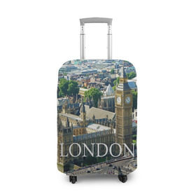 Чехол для чемодана 3D с принтом Улицы Лондона , 86% полиэфир, 14% спандекс | двустороннее нанесение принта, прорези для ручек и колес | city | england | london | united kingdom | англия | великобритания | город | лондон
