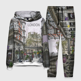 Мужской костюм 3D (с толстовкой) с принтом Улицы Лондона ,  |  | Тематика изображения на принте: boulevard | city | england | london | street | united kingdom | англия | бульвар | великобритания | город | лондон | улица