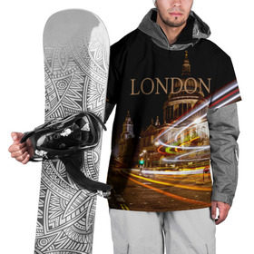 Накидка на куртку 3D с принтом Улицы Лондона , 100% полиэстер |  | Тематика изображения на принте: city | england | lights | london | night | street | united kingdom | англия | великобритания | город | лондон | ночь | огни | улица