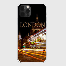 Чехол для iPhone 12 Pro Max с принтом Улицы Лондона , Силикон |  | city | england | lights | london | night | street | united kingdom | англия | великобритания | город | лондон | ночь | огни | улица