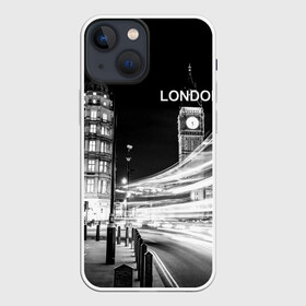 Чехол для iPhone 13 mini с принтом Улицы Лондона ,  |  | england | lights | london | night | street | united kingdom | англия | великобритания | лондон | ночь | огни | улица