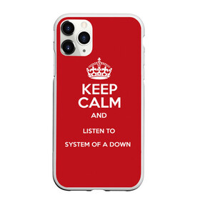 Чехол для iPhone 11 Pro матовый с принтом Keep Calm SOAD , Силикон |  | soad | system of a down