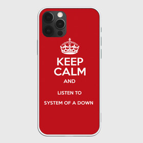 Чехол для iPhone 12 Pro Max с принтом Keep Calm SOAD , Силикон |  | soad | system of a down