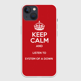 Чехол для iPhone 13 с принтом Keep Calm SOAD ,  |  | soad | system of a down