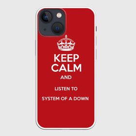 Чехол для iPhone 13 mini с принтом Keep Calm SOAD ,  |  | soad | system of a down