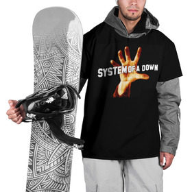 Накидка на куртку 3D с принтом System of a down , 100% полиэстер |  | soad | system of a down