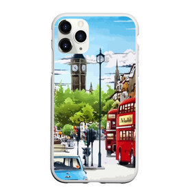 Чехол для iPhone 11 Pro матовый с принтом Улицы Лондона , Силикон |  | city | england | london | united kingdom | англия | великобритания | город | лондон