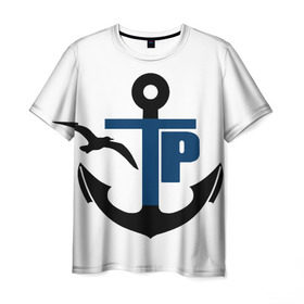 Мужская футболка 3D с принтом Типичный речник , 100% полиэфир | прямой крой, круглый вырез горловины, длина до линии бедер | вмф | морской флот | речник | речной флот