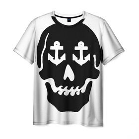 Мужская футболка 3D с принтом Речник , 100% полиэфир | прямой крой, круглый вырез горловины, длина до линии бедер | вмф | моряк | речник | флот
