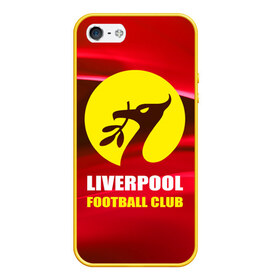 Чехол для iPhone 5/5S матовый с принтом Liverpool , Силикон | Область печати: задняя сторона чехла, без боковых панелей | Тематика изображения на принте: football | англия | ливерпуль | премьер лига | фанат | футбол | футболист