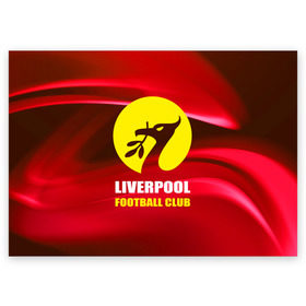 Поздравительная открытка с принтом Liverpool , 100% бумага | плотность бумаги 280 г/м2, матовая, на обратной стороне линовка и место для марки
 | Тематика изображения на принте: football | англия | ливерпуль | премьер лига | фанат | футбол | футболист
