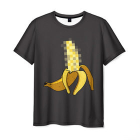 Мужская футболка 3D с принтом XXX Banana , 100% полиэфир | прямой крой, круглый вырез горловины, длина до линии бедер | banana | erotic | food | fruit | funny | hipster | xxx | банан | еда | прикол | фрукт | хипстер