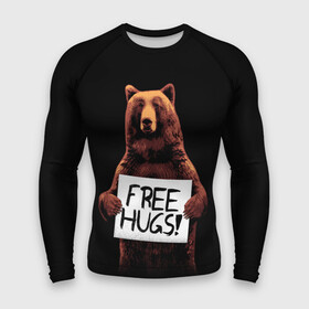 Мужской рашгард 3D с принтом Медвежьи обьятия ,  |  | animal | bear | beast | bro | free hugs | hipster | man | mister | nature | бро | брутал | животное | зверь | медведь | мужчина | обьятия | природа | хипстер