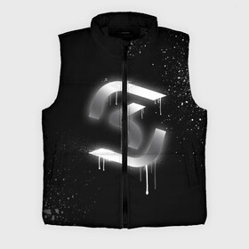 Мужской жилет утепленный 3D с принтом cs:go  SK Gaming (Black collection) ,  |  | Тематика изображения на принте: cs | csgo | sk | го | кс | ск