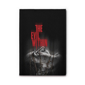 Обложка для автодокументов с принтом The Evil Within , натуральная кожа |  размер 19,9*13 см; внутри 4 больших “конверта” для документов и один маленький отдел — туда идеально встанут права | evil | horror | зло | ужас | хоррор