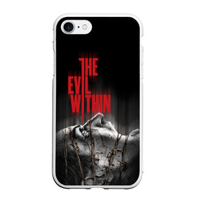 Чехол для iPhone 7/8 матовый с принтом The Evil Within , Силикон | Область печати: задняя сторона чехла, без боковых панелей | evil | horror | зло | ужас | хоррор