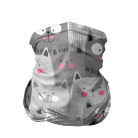 Бандана-труба 3D с принтом Котейки 2 , 100% полиэстер, ткань с особыми свойствами — Activecool | плотность 150‒180 г/м2; хорошо тянется, но сохраняет форму | котейки | коты | кошки