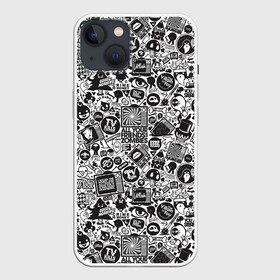 Чехол для iPhone 13 с принтом Стикербомбинг ,  |  | граффити | скейт | хипстер