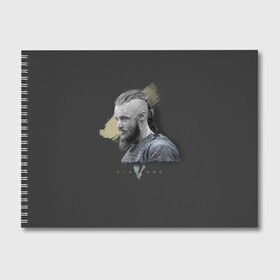 Альбом для рисования с принтом Викинги Рангар , 100% бумага
 | матовая бумага, плотность 200 мг. | vikings | лодброк