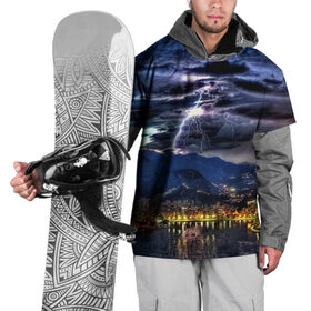 Накидка на куртку 3D с принтом Рио-де-Жанейро , 100% полиэстер |  | Тематика изображения на принте: город | пейзаж