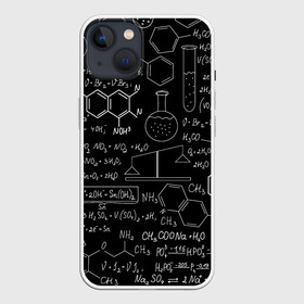 Чехол для iPhone 13 с принтом Химия ,  |  | формула | шпаргалка