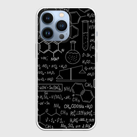 Чехол для iPhone 13 Pro с принтом Химия ,  |  | Тематика изображения на принте: формула | шпаргалка