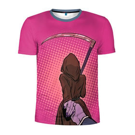 Мужская футболка 3D спортивная с принтом Follow the girl , 100% полиэстер с улучшенными характеристиками | приталенный силуэт, круглая горловина, широкие плечи, сужается к линии бедра | Тематика изображения на принте: иди за мной