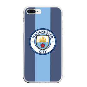 Чехол для iPhone 7Plus/8 Plus матовый с принтом Манчестер Сити , Силикон | Область печати: задняя сторона чехла, без боковых панелей | city | manchester | брюйне | жезус | футбол