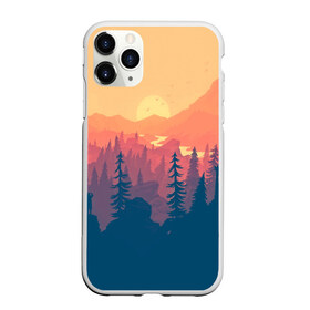 Чехол для iPhone 11 Pro матовый с принтом Adventure Game , Силикон |  | adventure game | campo santo | exploration | firewatch | берег | горы | девушки | деревья | закат | лес | облака | озеро | оранжевое | пожарный | природа | силуэты | солнце