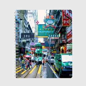 Тетрадь с принтом Улица Пекин Китай , 100% бумага | 48 листов, плотность листов — 60 г/м2, плотность картонной обложки — 250 г/м2. Листы скреплены сбоку удобной пружинной спиралью. Уголки страниц и обложки скругленные. Цвет линий — светло-серый
 | Тематика изображения на принте: advertising | architecture | beijing | capital | cars | china | city | floors | landscape | pe | skyscrapers | street | tram | автомобили | архитектура | город | двухэтажный | китай | люди | пейзаж | пекин | переход | пешеходный | реклама | с