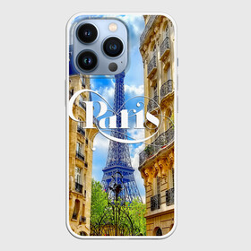 Чехол для iPhone 13 Pro с принтом Париж, Эйфелева башня ,  |  | architecture | city | eiffel tower | houses | paris | street | the sky | архитектура | город | дома | небо | париж | улица | эйфелева башня