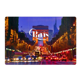 Магнитный плакат 3Х2 с принтом Улицы Парижа , Полимерный материал с магнитным слоем | 6 деталей размером 9*9 см | Тематика изображения на принте: 