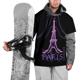 Накидка на куртку 3D с принтом Париж , 100% полиэстер |  | Тематика изображения на принте: architecture | eiffel tower | france | paris | архитектура | париж | франция | эйфелева башня