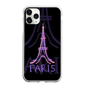 Чехол для iPhone 11 Pro матовый с принтом Париж , Силикон |  | architecture | eiffel tower | france | paris | архитектура | париж | франция | эйфелева башня