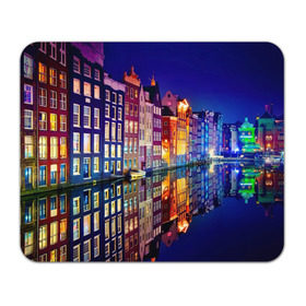 Коврик прямоугольный с принтом Амстердама, Нидерланды , натуральный каучук | размер 230 х 185 мм; запечатка лицевой стороны | amsterdam | boat | bright | color | lights | night | pier | rainbow | reflection | the city | the netherlands | the strait | water | амстердама | вода | город | лодка | нидерланды | ночь | огни | отражение | причал | пролив | радуга | цвет | яркий