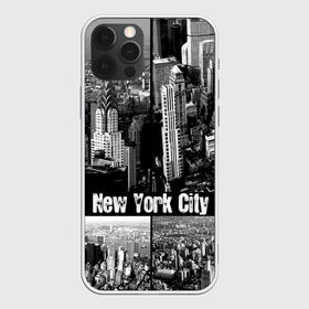 Чехол для iPhone 12 Pro Max с принтом Улицы Нью-Йорка , Силикон |  | city | collage | houses | new york | skyscrapers | streets | usa | город | дома | коллаж | нью йорка | сша | улицы