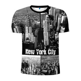 Мужская футболка 3D спортивная с принтом Улицы Нью-Йорка , 100% полиэстер с улучшенными характеристиками | приталенный силуэт, круглая горловина, широкие плечи, сужается к линии бедра | city | collage | houses | new york | skyscrapers | streets | usa | город | дома | коллаж | нью йорка | сша | улицы