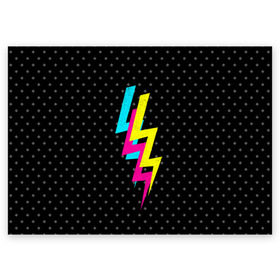 Поздравительная открытка с принтом Electrico , 100% бумага | плотность бумаги 280 г/м2, матовая, на обратной стороне линовка и место для марки
 | bold | electic | electrico | electro | hipster | lightning | style | tesla | thunder | volt | zeus | вольт | гром | зевс | молния | стиль | тесла | хипстер | электрик | электричество | электро