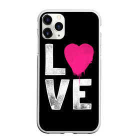 Чехол для iPhone 11 Pro матовый с принтом Love , Силикон |  | Тематика изображения на принте: amour | faith | happy | heart | hope | love | амур | вера | любовь | надежда | сердце | счастье