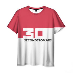 Мужская футболка 3D с принтом 30 Second To Mars , 100% полиэфир | прямой крой, круглый вырез горловины, длина до линии бедер | 30 second to mars | 30 секунд до марса | гитара | джаред лето | жанр | музыка | нью металл | рок | современная | шенон